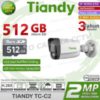 WIFI CAMERA BULLET TIANDY TC-C2 2MP KAMERA CCTV AUDIO DUA ARAH SMART IR
