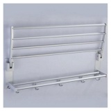 2-Tier 54 Cm Ruang Aluminium Dinding-mount Foldabel Rak Handuk Dengan Kait (Intl)-Intl Januari 2019 - 2 2-Tier 54 Cm Ruang Aluminium Dinding-mount Foldabel Rak Handuk dengan Kait (Intl)-Intl - 2
