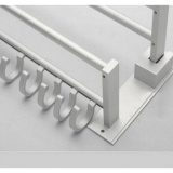 2-Tier 54 Cm Ruang Aluminium Dinding-mount Foldabel Rak Handuk Dengan Kait (Intl)-Intl Januari 2019 - 4 2-Tier 54 Cm Ruang Aluminium Dinding-mount Foldabel Rak Handuk dengan Kait (Intl)-Intl - 4