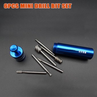 6pcs Dremel Rotary Tool Mini Drill Bit Set Cutting Tools ForWoodworking Wood Carving Tools Kit With