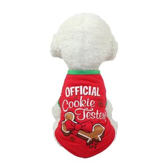 Christmas Gift Pet Clothes Dog Sweater Shirt Puppy Cat Pullover Hoodies Costume Color:Christmas series