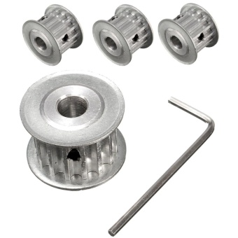 HTD5M-15 Aluminum Timing Belt Pulley 15 Teeth 8mm Bore 16mm Width Stepper Motor -