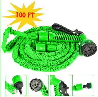 Magic X hose Auto Expandable 30 m Selang Air Fleksibel Hijau .