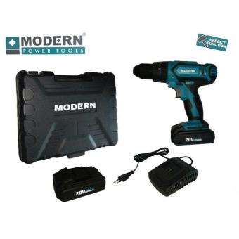 Mesin Borset modern bor Baterai 20vLI bor 13mm mesin bor tembok beton