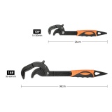 Multi-fungsi 2 Pcs 14-30mm 30-60mm Adjustable Spanners Heavy Duty Cepat Torque Wrench Air Kelas Industri Pipa Dan Nut Wrench Kit Alat-Internasional Januari 2019 - 3 Multi-fungsi 2 Pcs 14-30mm 30-60mm Adjustable Spanners Heavy Duty Cepat Torque Wrench Air Kelas Industri Pipa dan Nut Wrench Kit Alat-Internasional - 3