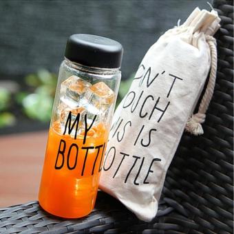 My Bottle NEW CLEAR Botol Warna Warni + TAS 500ml - Random