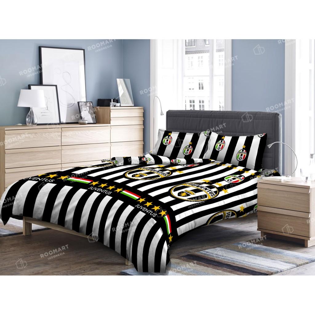 Bandingkan Toko Sprei Deluxe Kintakun Juve Entus Ukuran 120X200