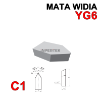 Mata Widia C110 YG6 Pahat Cemented Tip C 110 YG 6 Bubut Carbide