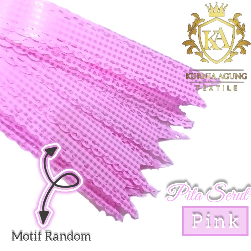 Pita Tarik/Pita Parcel/Pita Serut/Pita Kado Ukuran 30mm isi 10pcs Harga Grosir Pita Hiasan Hampers