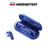 Monster XKT25 Wireless Bluetooth 5.4 Headphones TWS Hifi Stereo Earphones Gaming Headset Noise Reduction Sports Earbuds With Mic Extra-Long Battery Life Low Latency