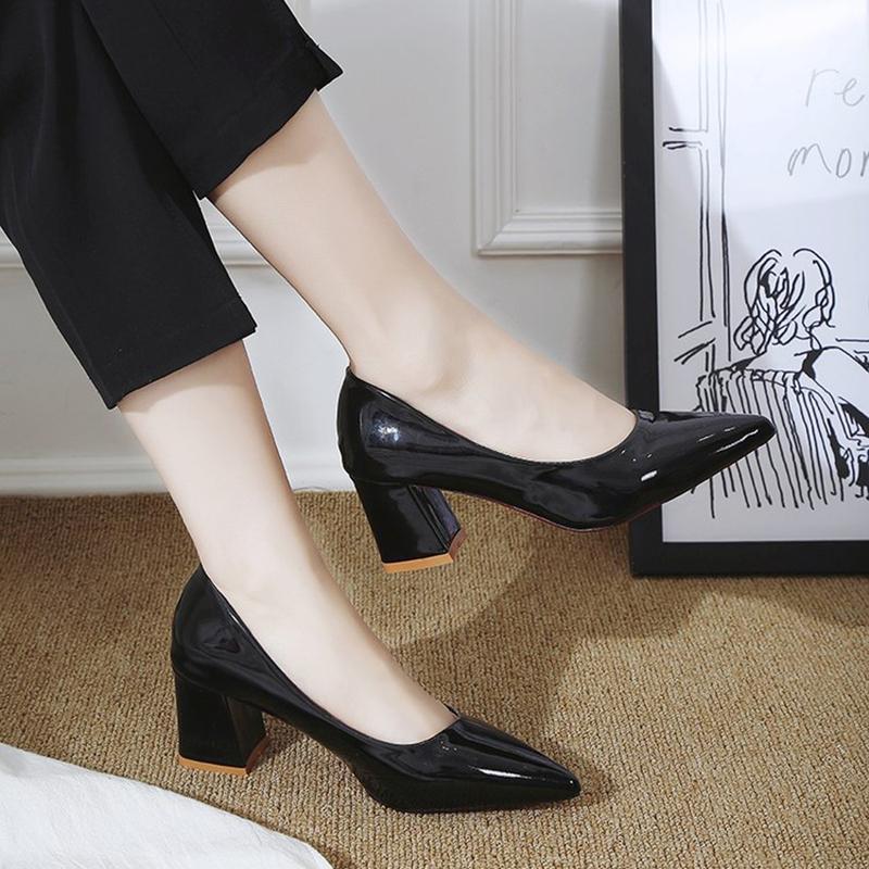2019 Model Baru Musim Semi Gaya Korea Netral Merah Hak Tebal Bagian Depan Tajam Sepatu Hak Tinggi Mulut Dangkal Kulit Paten Bekerja Sepatu Lapisan Tunggal Wanita Hak Sedang Januari 2019 - 4 2019 model baru musim semi Gaya Korea netral merah Hak Tebal bagian depan tajam Sepatu Hak Tinggi mulut dangkal Kulit paten bekerja sepatu lapisan tunggal wanita hak sedang - 4