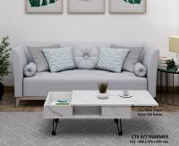 MEJA TAMU COFFEE TABLE KAKI BESI MINIMALIS CT278/279 [PARBUB]