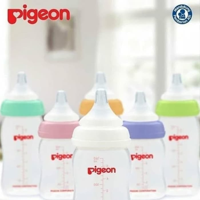 Botol Susu Bayi Pigeon 160ml - Peristaltic Plus Wide Neck 160 ML