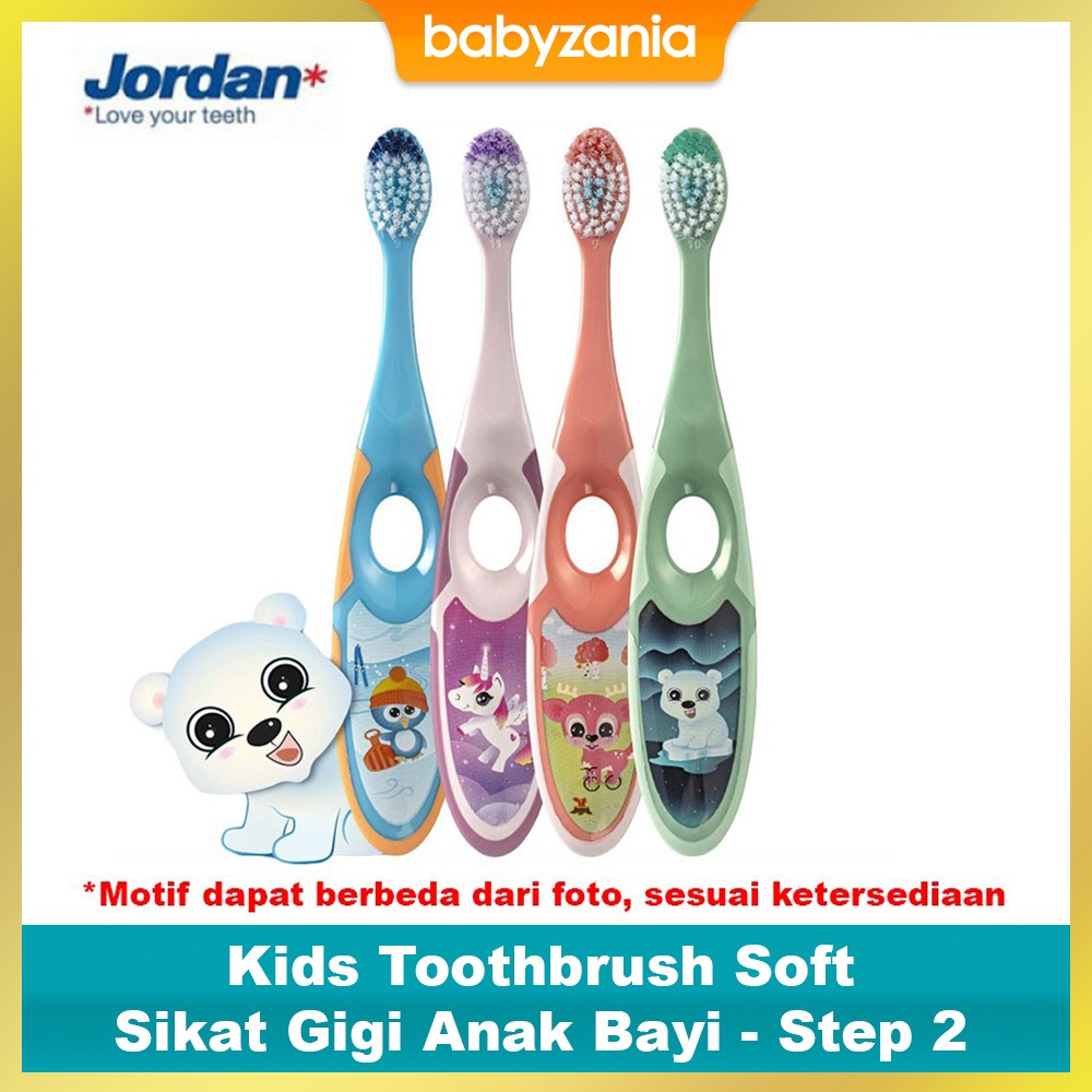Jordan Kids Toothbrush Soft Sikat Gigi Anak Bayi - Step 2