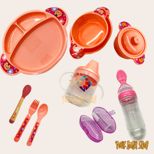 YBS 12in1 Feeding Set Baby Gift Set Paket Peralatan Makan Mpasi Bayi Newborn Baru Lahir