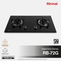 Kompor Tanam Rinnai RB72G - Tempered Glass