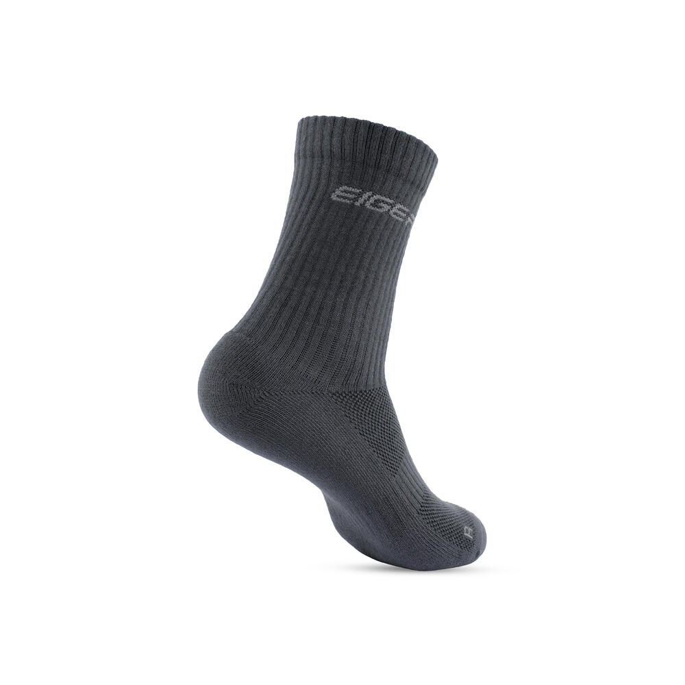 910011100 EVREDAIT MID CUT SOCK - GRY