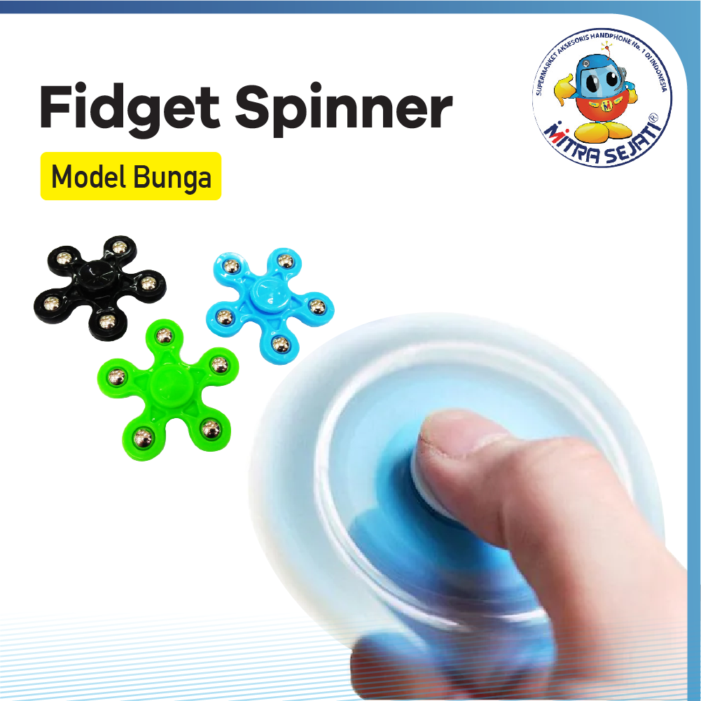 Fidget Spinner Model Bunga-1FIDSMOB