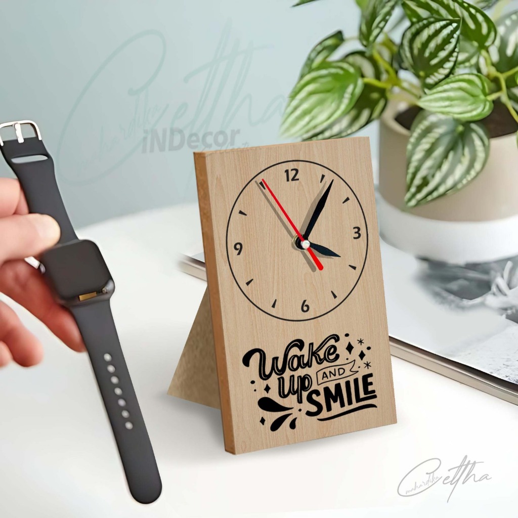 Jam Dinding Aesthetic Karakter Kucing / Jam Dinding Karakter Anak Hiasan Kamar Tidu
