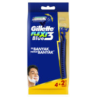 Gillette Alat Cukur Blue 3 Flexi Refill isi 4+2