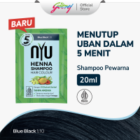 NYU Henna Shampoo Color Blue Black 20ml
