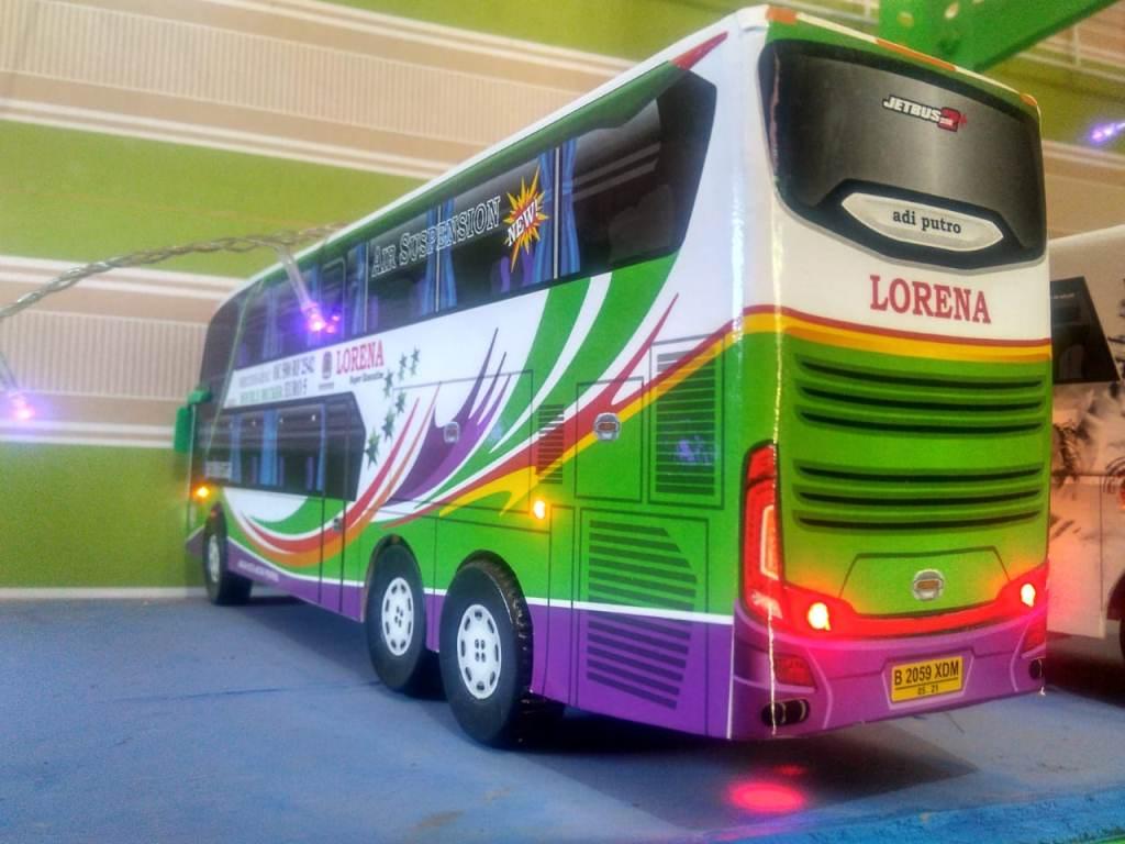 Gambar Pola Miniatur Bus Shd