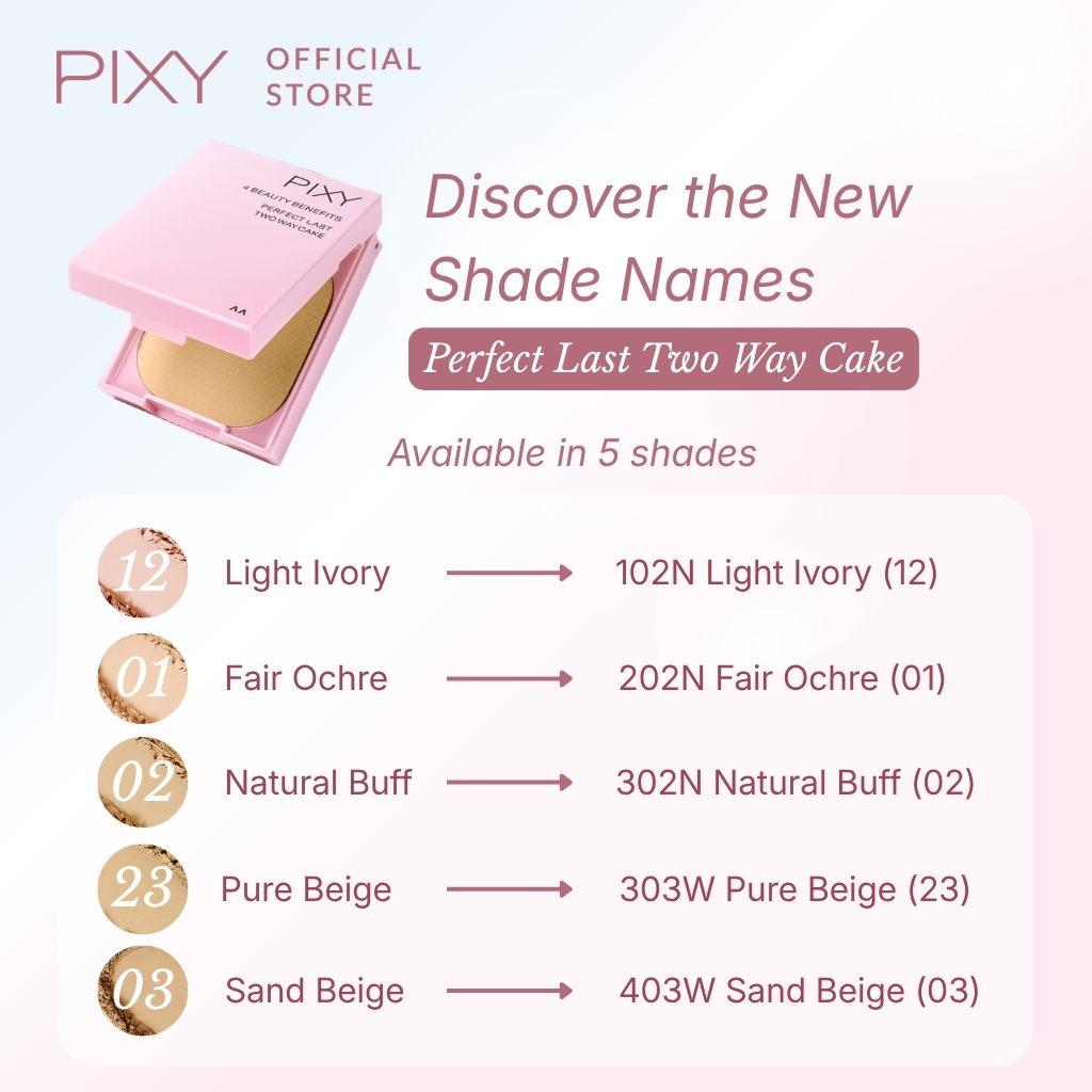 PIXY 4 Beauty Benefits Perfect Last Two Way Cake 302N Natural Buff - Refill