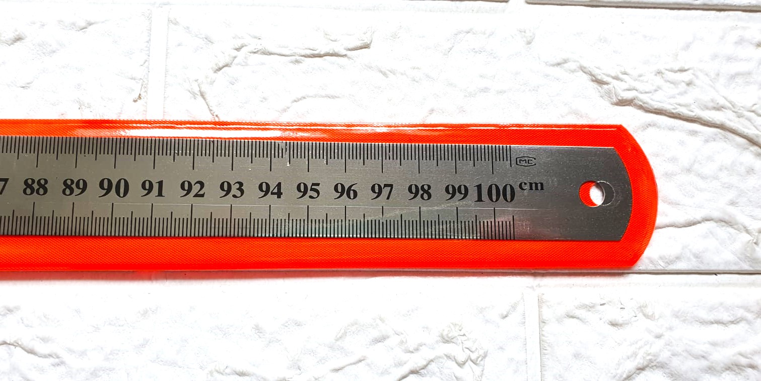 Penggaris Besi 100 Cm / Penggaris Besi 1 Meter / Garisan Besi Mistar