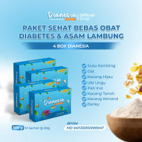 DIANESIA Multigrain Sereal Sehat Kontrol Gula Darah Pencegah Dan Obat Diabetes + Solusi Alami Asam Lambung (300gram ) (10 Serving)