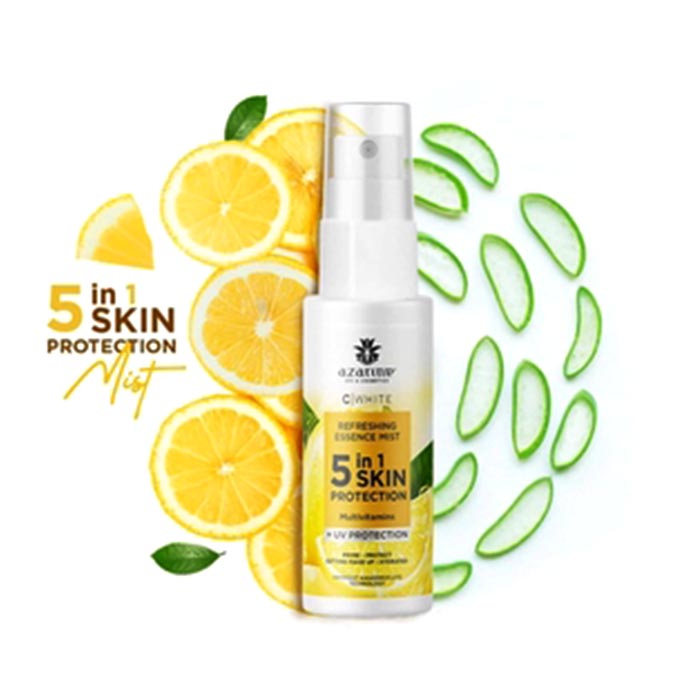 Azarine C White Refreshing Essence Mist Skin Primer 5 in 1 UV Protection 85 ml