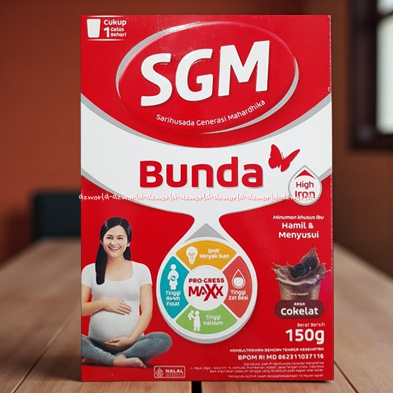 SGM Bunda 150gr Susu Hamil & Menyusui Rasa Coklat Jeruk Susu Bubuk Untuk Ibu Hamil Pregnant Milk Powder Sgmbunda