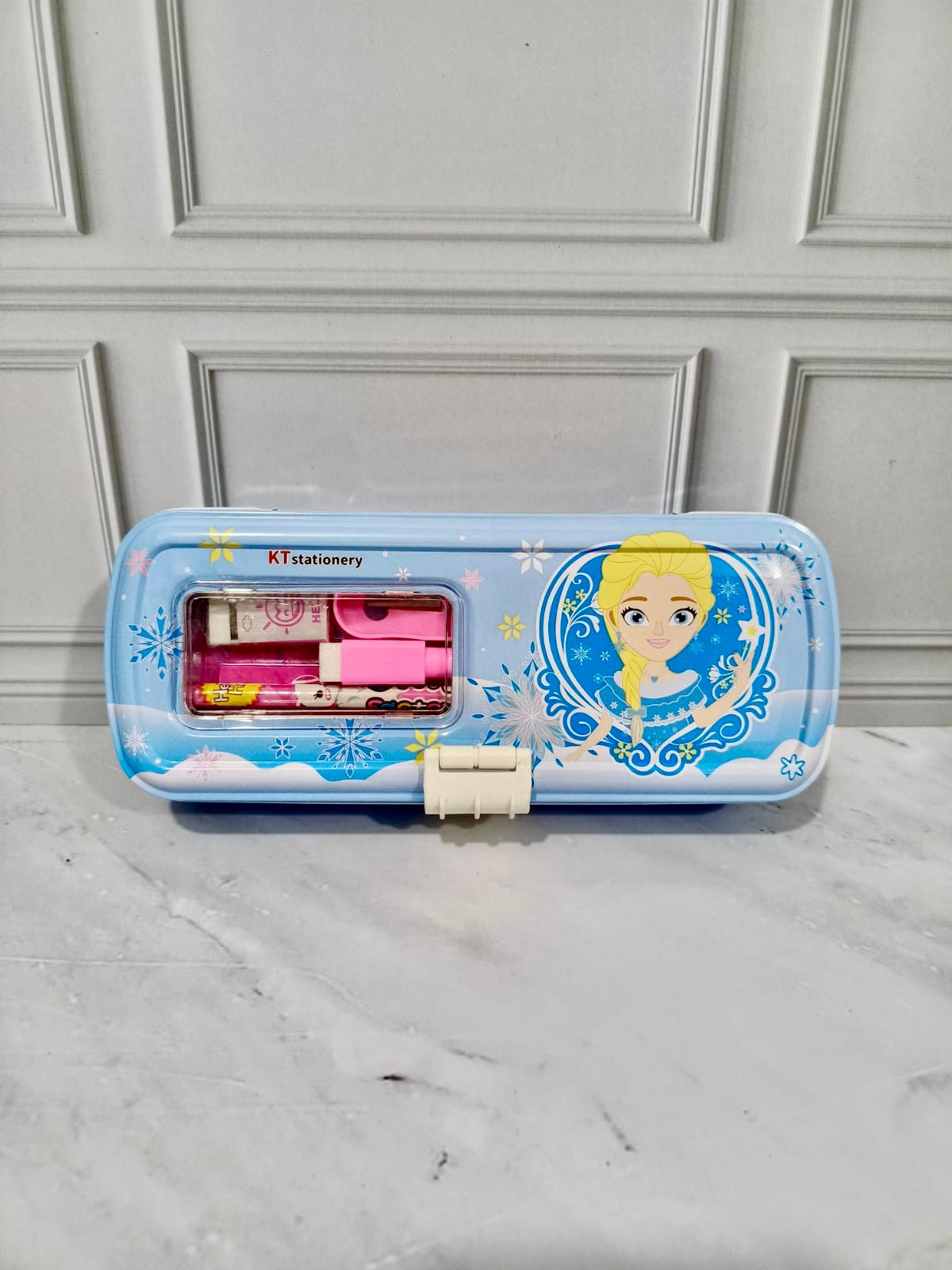 KOTAK PENSIL KALENG ada ISI/PENCIL CASE