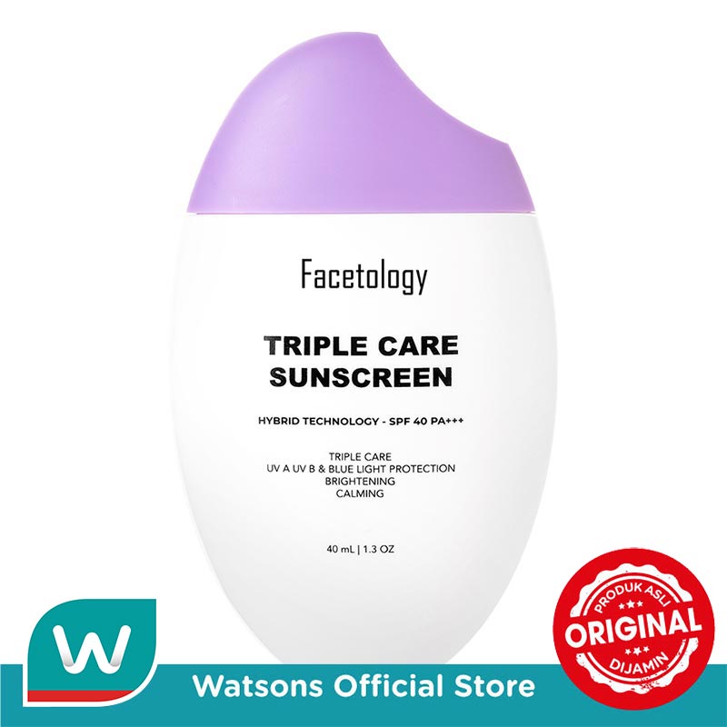 Facetology Triple Care Sunscreen SPF 40 PA+++ 40ml