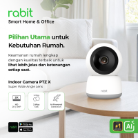 RABIT SMART IP CCTV WIFI CAMERA INDOOR FULL HD 2 MP PTZ X - AI AUTO TRACKING
