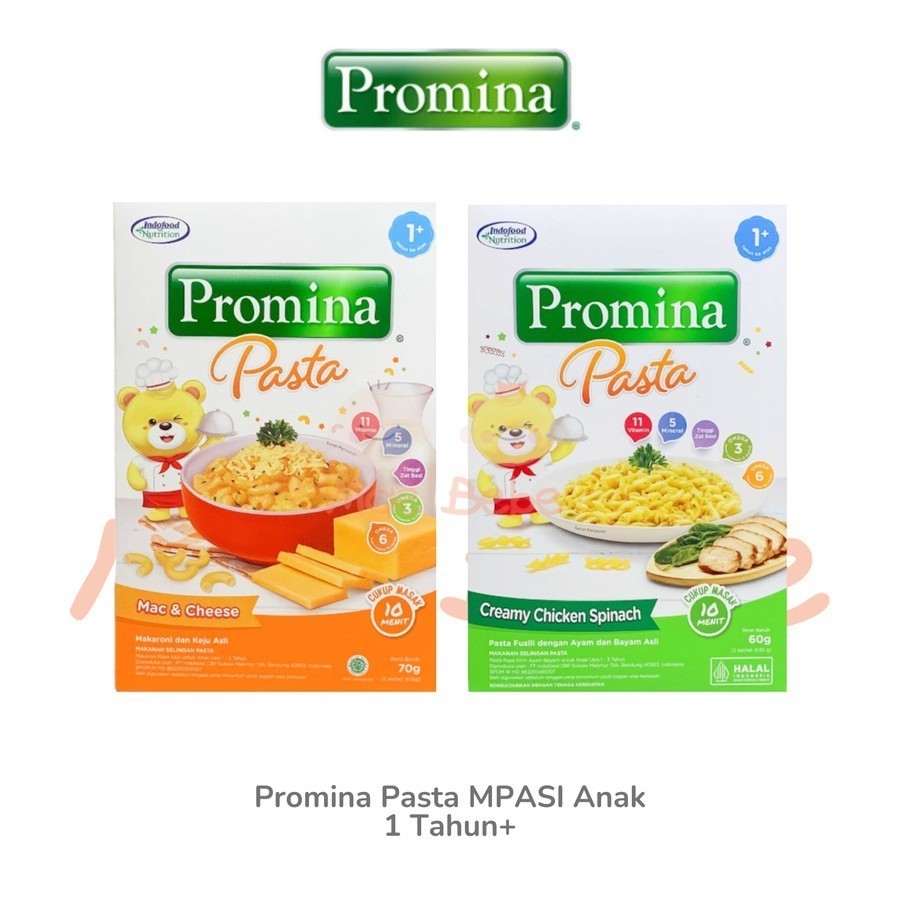 Promina Pasta Box Mac Cheese Ayam Spinach 70 gram