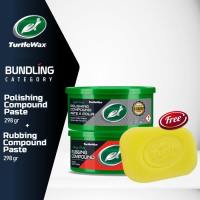 Turtle Wax [BUNDLE] Polishing Dan Rubbing Compound Pasta Free Spons