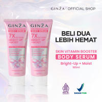 [TWIN PACK ISI 2] GINZA Skin Vitamin Booster Body Serum Bright Up Moist 180ML
