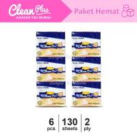 TISU CLEAN PLUS PERSEGI PAKET 6 PCS TANPA KOTAK TISU