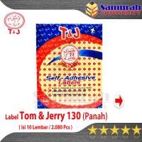 Label Stiker Tom & Jerry No 130 Tanda Panah Merah / Kertas Sticker TJ Diameter 11mm