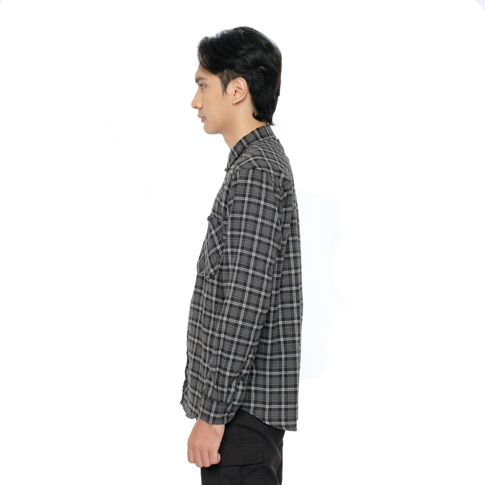 910010205 DESERT LINE FLANNEL SHIRT LS - DGR