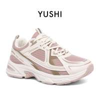PVN Yushi Sepatu Sneakers Wanita Sport Shoes Black White Cream Grey 338