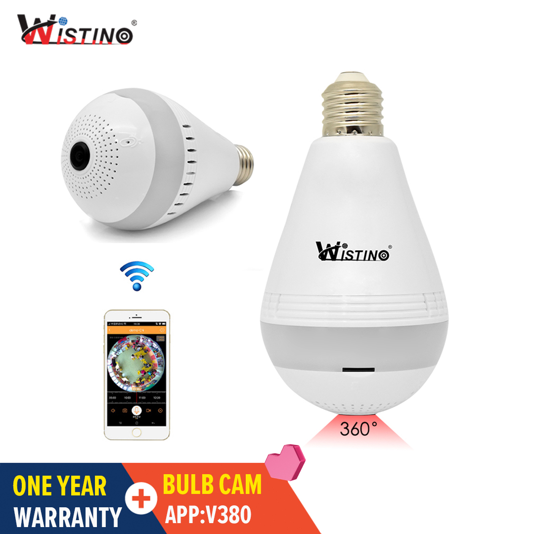 IP Cam CCTV Bohlam Lampu Kamera Mata-Mata Pengintai