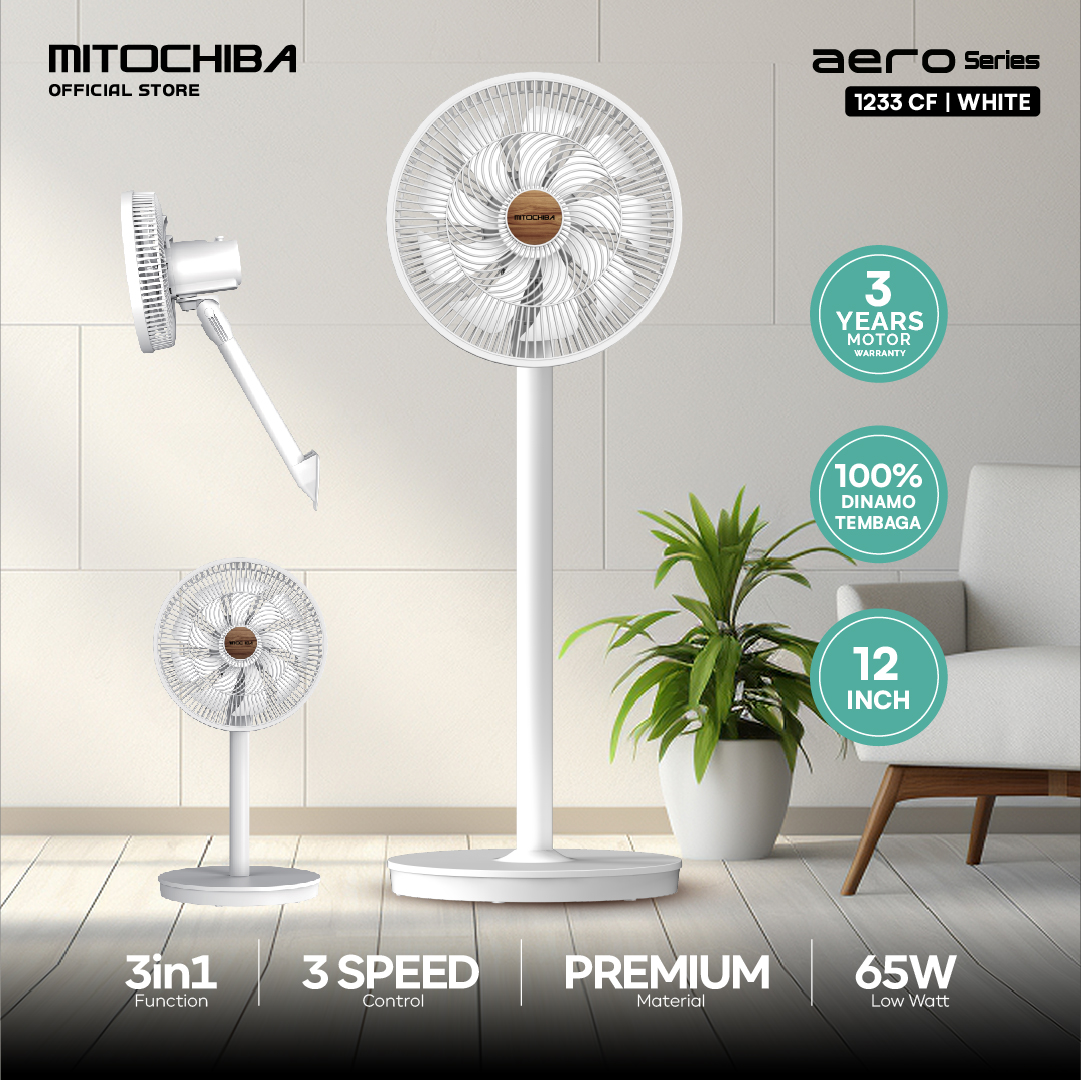 MITOCHIBA Kipas Angin 3 in 1 Aero Series 12 Inch 1233CF
