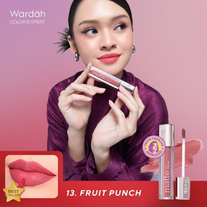 Wardah Exclusive Matte Lip Cream Original  LipcreamLipstick