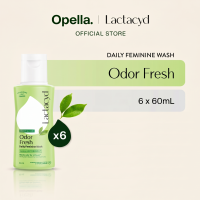 Lactacyd Odor Fresh Feminine Wash 6x60ml - Pembersih Kewanitaan untuk Bebas Bau Tak Sedap 24 Jam