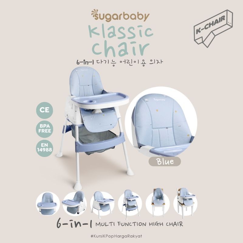 Sugar Baby My Chair - Booster & High Chair 6 Growing Stages