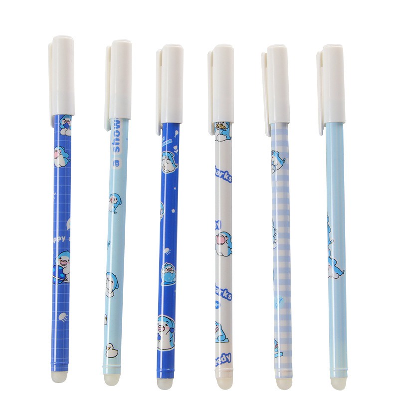 6pcs Pena Pulpen Pen Magic Bisa Dihapus Tinta Biru ST0288