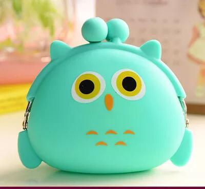 ... TK - DOMPET KOIN SILICONE MOTIF BINATANG HEWAN BURUNG HANTU IMPORT MURAH BATAM - 3 ...