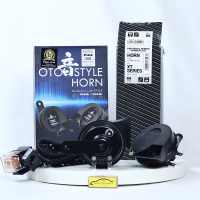 PAKET KLAKSON PIAA OTO STYLE KEONG HORN SET 12V DAN RELAY KLAKSON SET MX