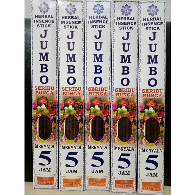 Dupa Sekar Sejagat 5 Jam Jumbo Aroma Seribu Bunga